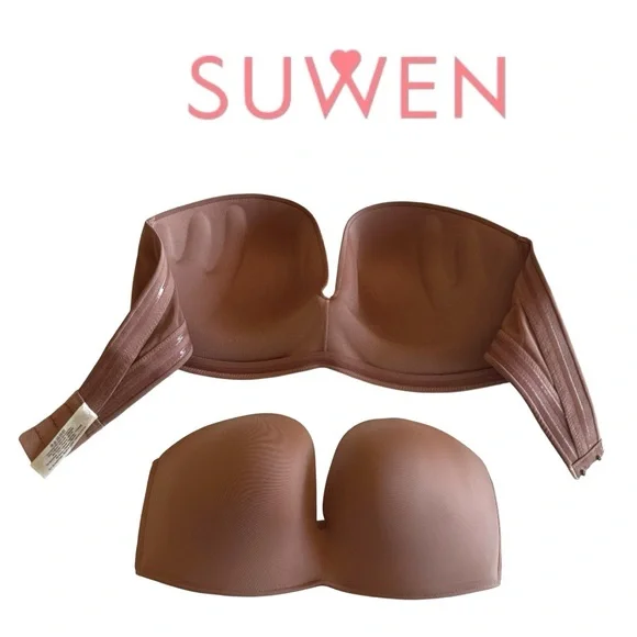 🛍️SALE🛍️ Suwen Hand Up Strapless Bandeau Bra - Picture 5 of 8